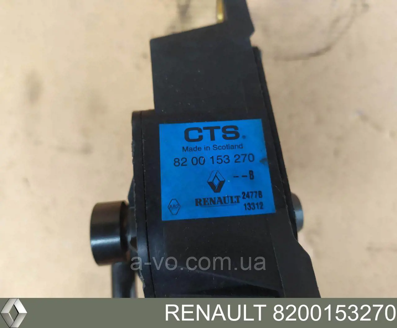 8200153270 Renault (RVI) Pedał przyspieszenia (gazu)