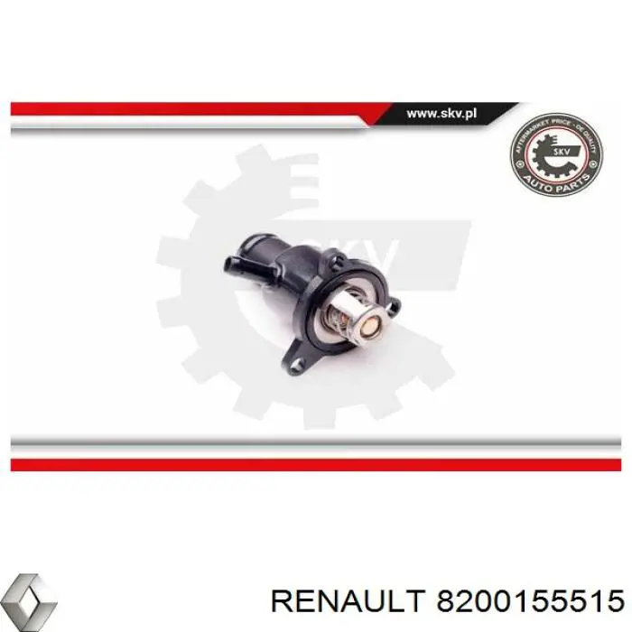 Pokrywa termostatu Renault (RVI) 8200155515 cena, od 6,74 USD