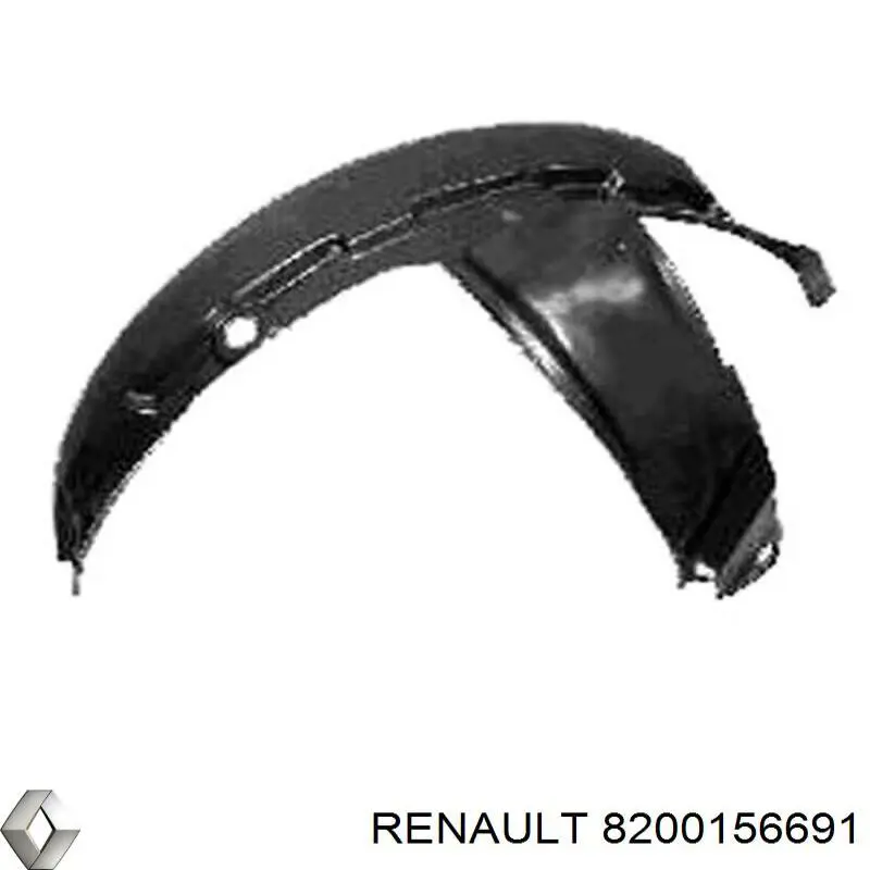 8200156691 Renault (RVI) Nadkole błotnika przedniego lewe tylne