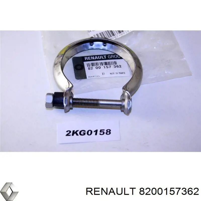 8200157362 Renault (RVI) Wspornik (uchwyt) tłumika przedni