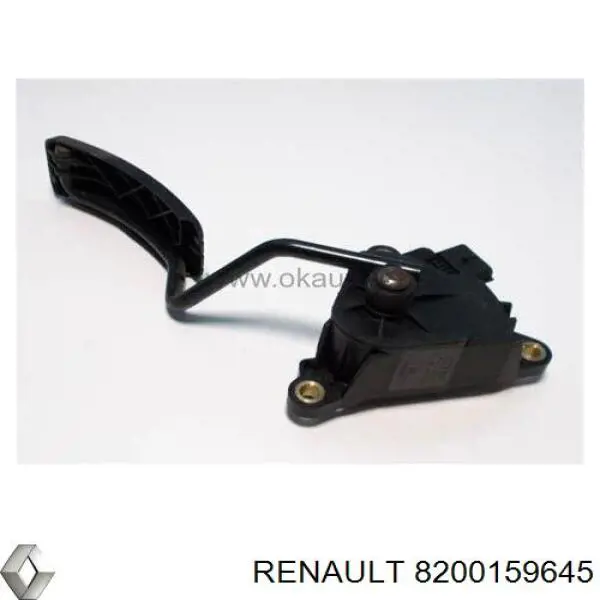 Do koszyka 8200159645 Renault (RVI) Pedał przyspieszenia (gazu)