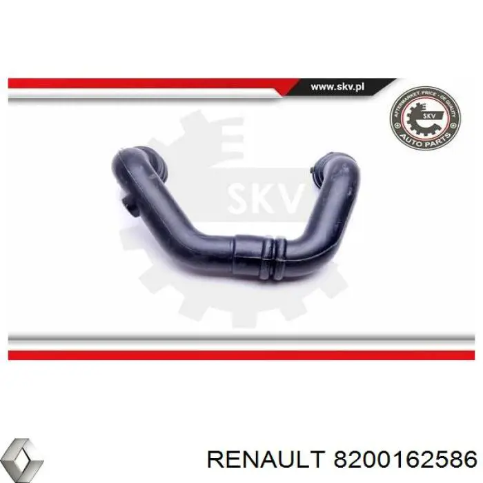 Króciec powietrza, wylot z turbiny (doładowanie) Renault (RVI) 8200162586 cena, od 38,22 USD