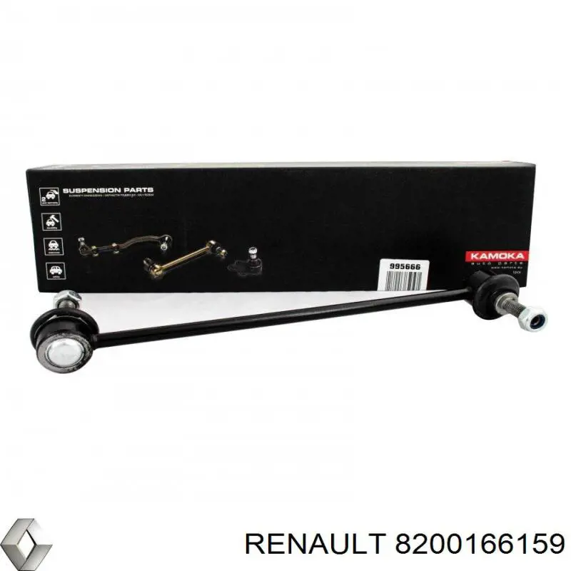 Do koszyka 8200166159 Renault (RVI) Łącznik stabilizatora przedniego