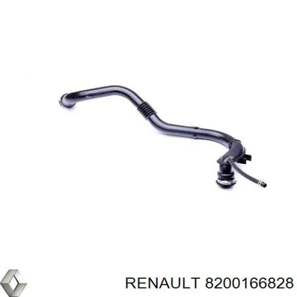 Do koszyka 8200166828 Renault (RVI) Przewód (króciec) intercoolera