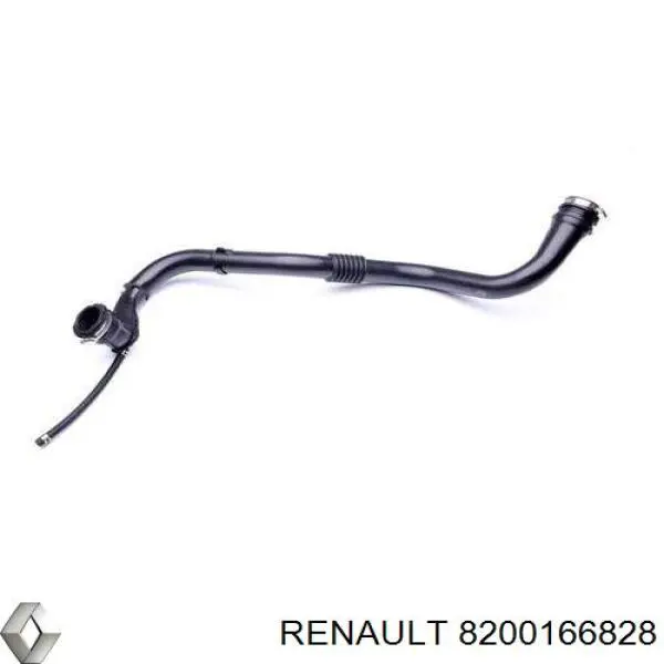 Do koszyka 8200166828 Renault (RVI) Przewód (króciec) intercoolera