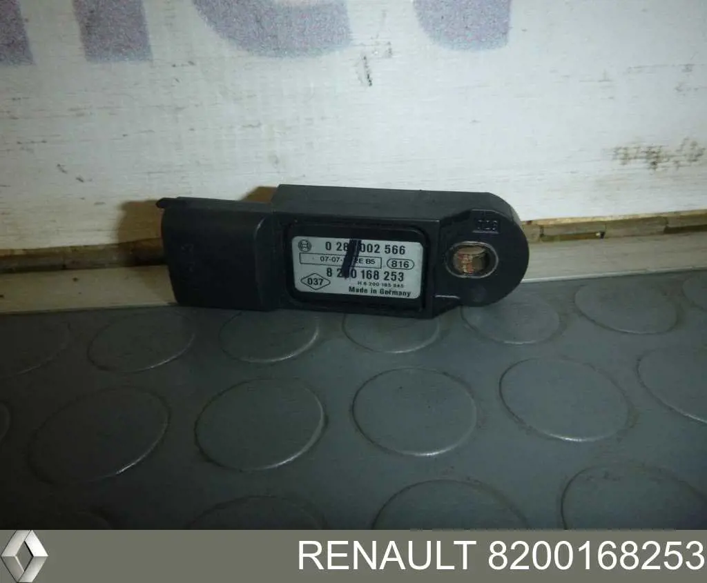 8200168253 Renault (RVI) Czujnik ciśnienia w kolektorze ssącym, MAP