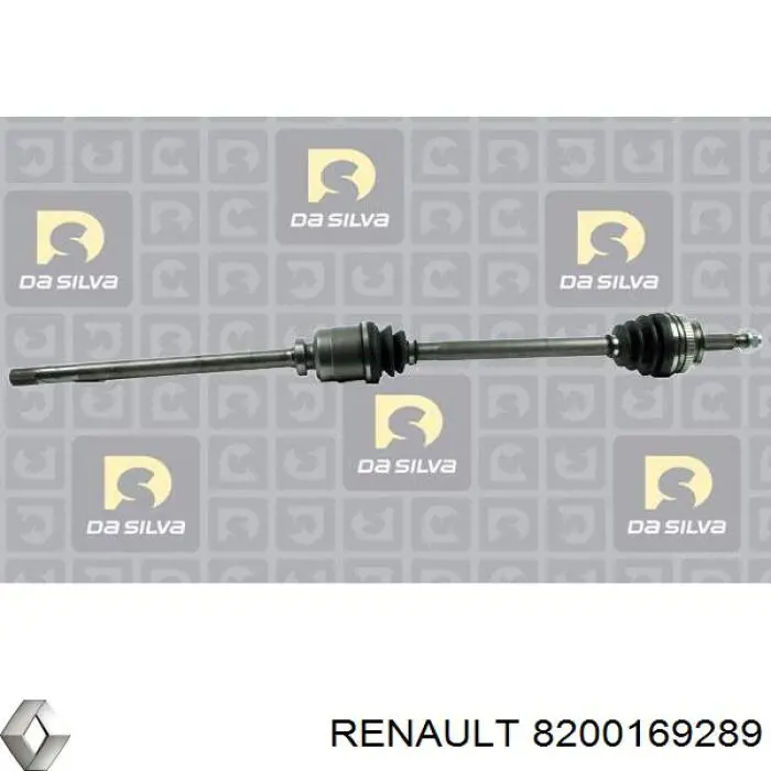 Półoś napędowa przednia prawa Renault (RVI) 8200169289 cena, od 129,52 USD