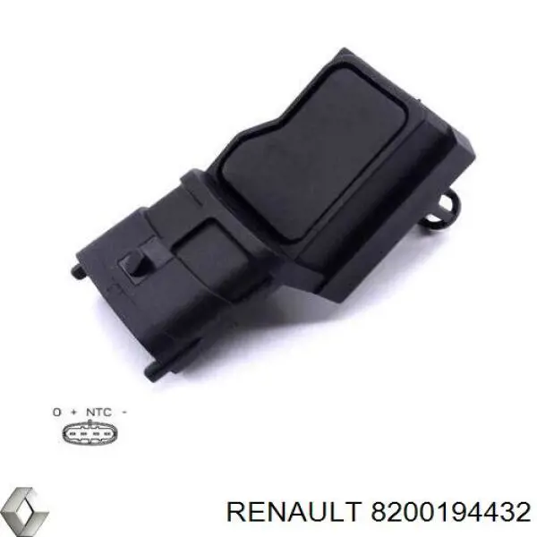 Czujnik ciśnienia w kolektorze ssącym, MAP Renault (RVI) 8200194432 cena, od 36,53 USD