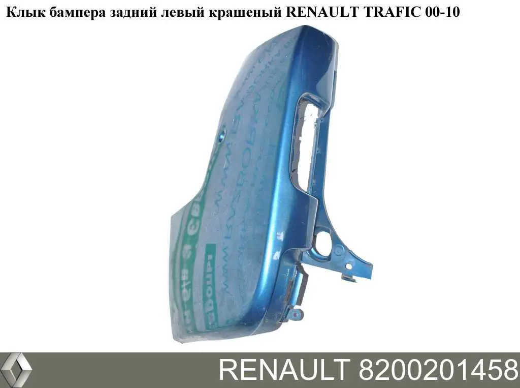 Zderzak tylny, lewa część Renault (RVI) 8200201458 cena, od 62,99 USD