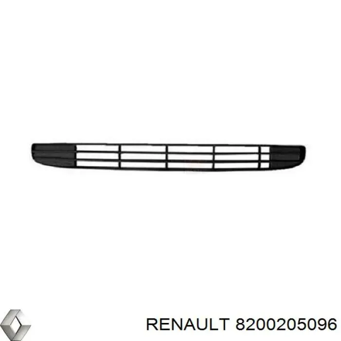 8200205096 Renault (RVI) Kratka zderzaka przedniego środkowa