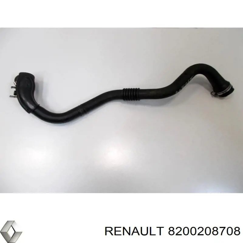 Do koszyka 8200208708 Renault (RVI) Przewód (króciec) intercoolera