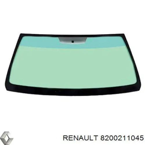 Do koszyka 8200211045 Renault (RVI) Szyba przednia