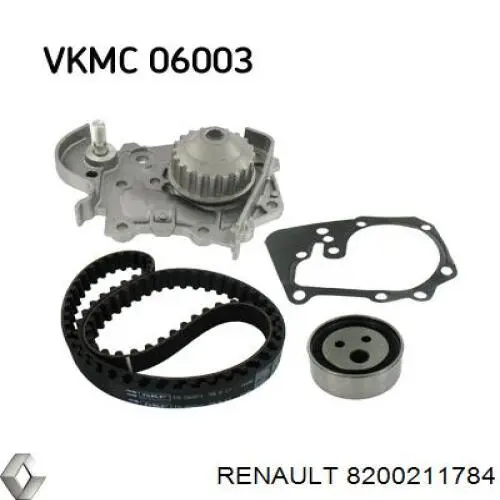 Rolka napinacza paska rozrządu Renault (RVI) 8200211784 cena, od 15,99 USD