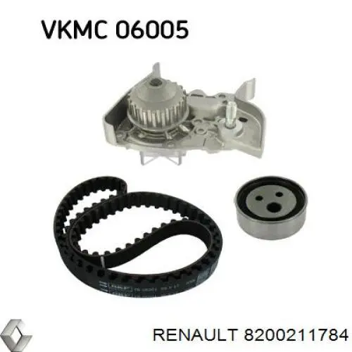 8200211784 Renault (RVI) Rolka napinacza paska rozrządu