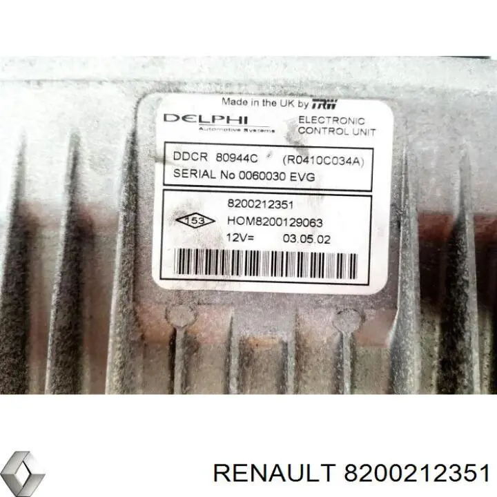  Sterownik silnika Renault Clio 3