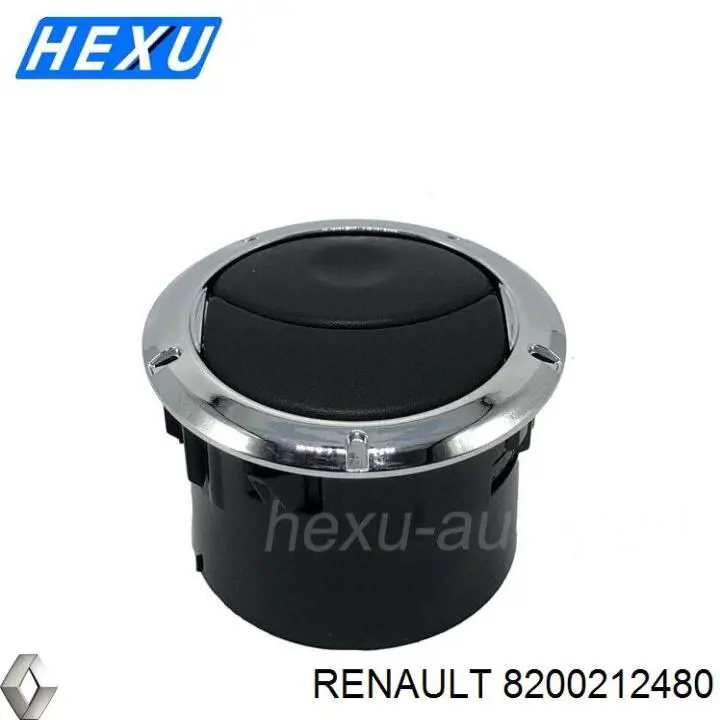 Kratka wentylacji wnętrza na "torpedo" Renault (RVI) 8200212480 cena, od 13,69 USD
