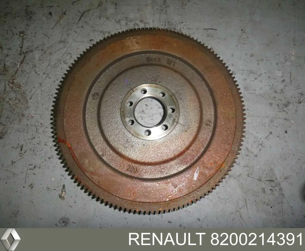 Do koszyka 8200214391 Renault (RVI) Koło zamachowe silnika