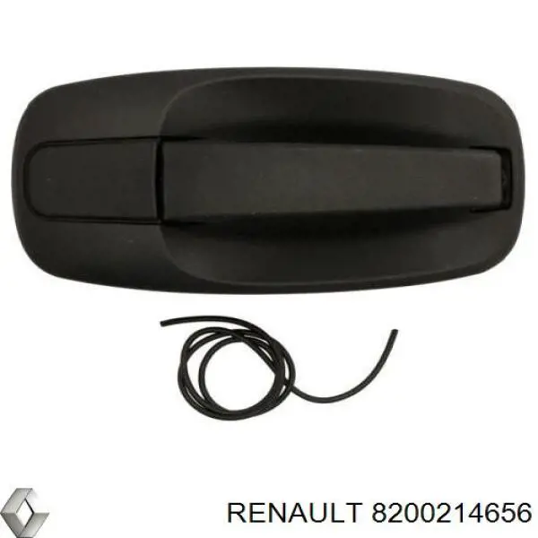 Klamka drzwi bocznych (przesuwnych) zewnętrzna Renault (RVI) 8200214656 cena, od 29,00 USD