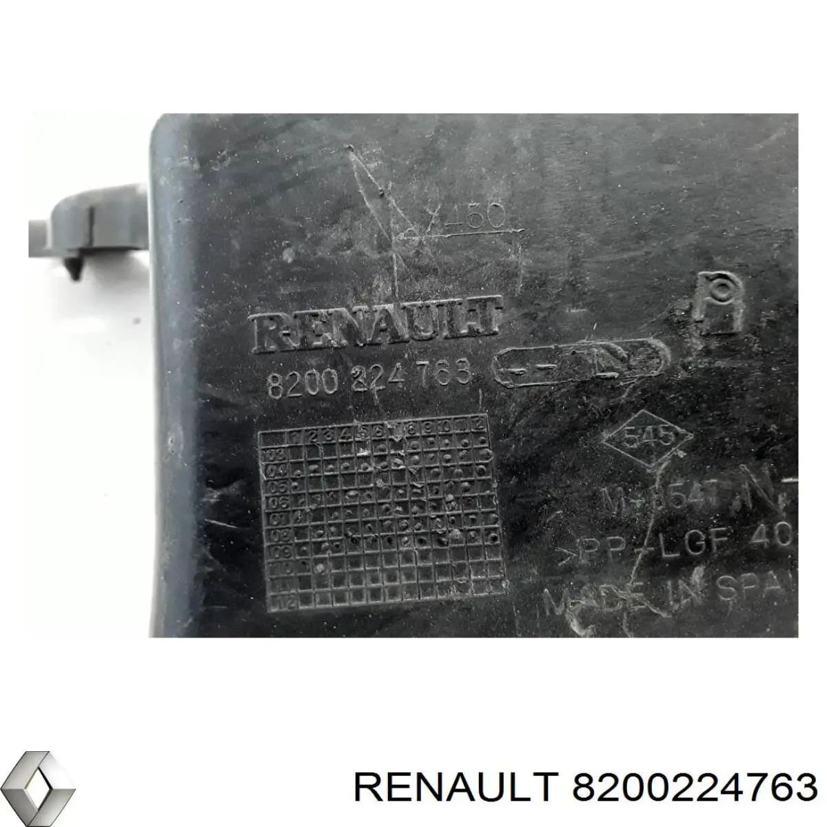 8200224763 Renault (RVI) Osłona chłodnicy kompletna (panel mocowania reflektorów)