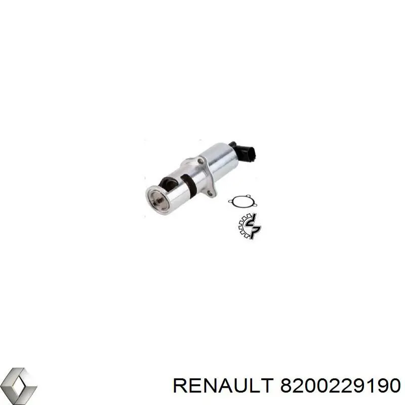 Zawór recyrkulacji spalin EGR Renault (RVI) 8200229190 cena, od 51,28 USD
