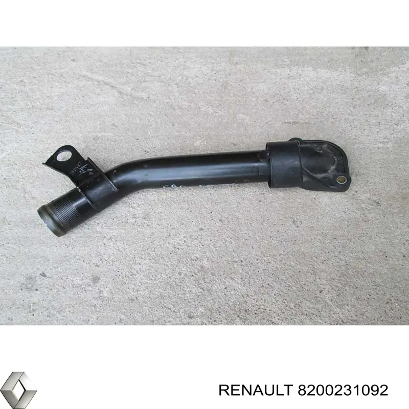 Do koszyka 8200231092 Renault (RVI) Przewód (króciec) pompy wodnej odbiorczy