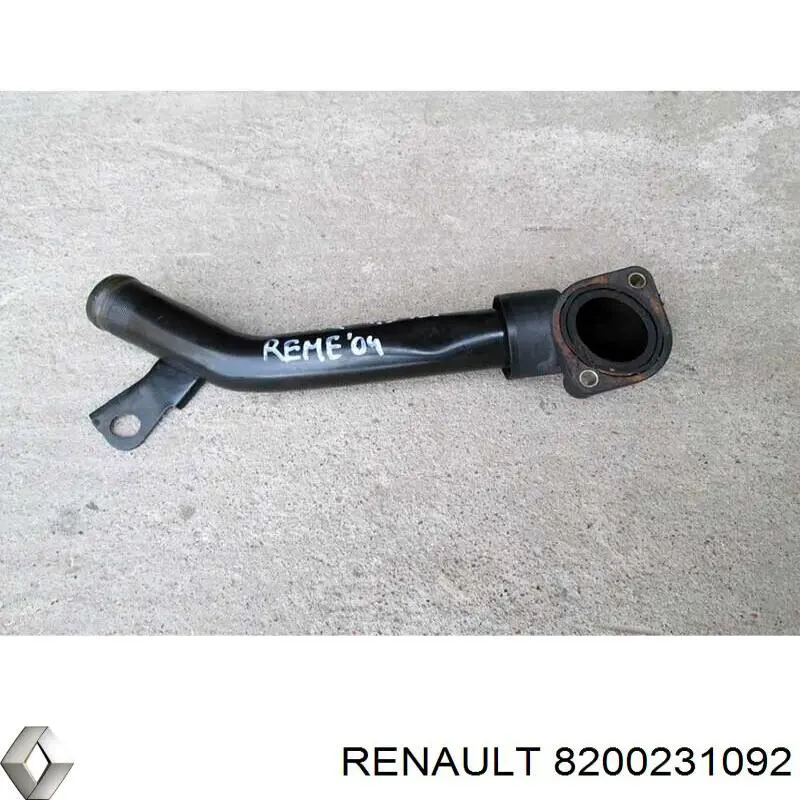 Przewód (króciec) pompy wodnej odbiorczy Renault (RVI) 8200231092 cena, od 18,86 USD