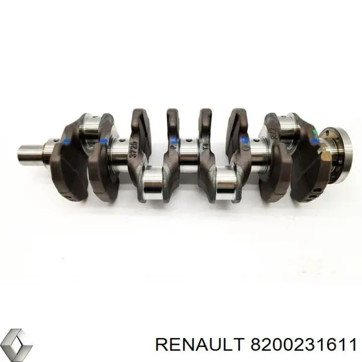 Do koszyka 8200231611 Renault (RVI) Wał korbowy silnika