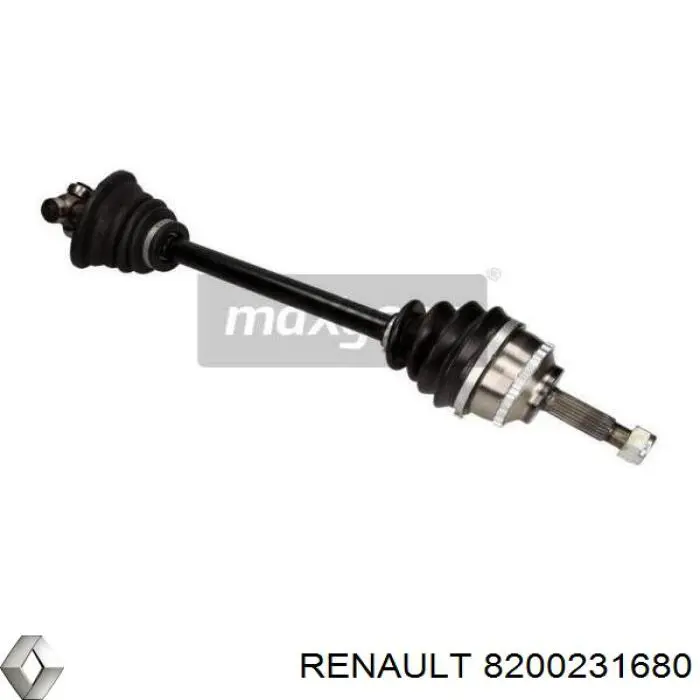 Do koszyka 8200231680 Renault (RVI) Półoś napędowa przednia lewa