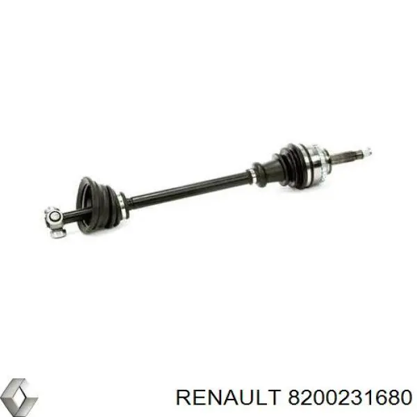 Półoś napędowa przednia lewa Renault (RVI) 8200231680 cena, od 99,22 USD