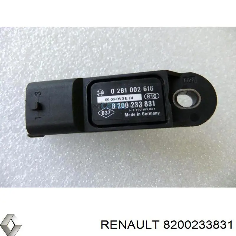Czujnik ciśnienia w kolektorze ssącym, MAP Renault (RVI) 8200233831 cena, od 28,93 USD