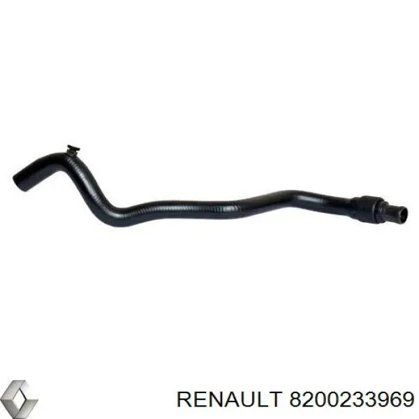 Do koszyka 8200233969 Renault (RVI) Przewód chłodnicy ogrzewacza (nagrzewnicy), zwrotny