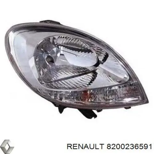 8200236591 Renault (RVI) Reflektor prawy