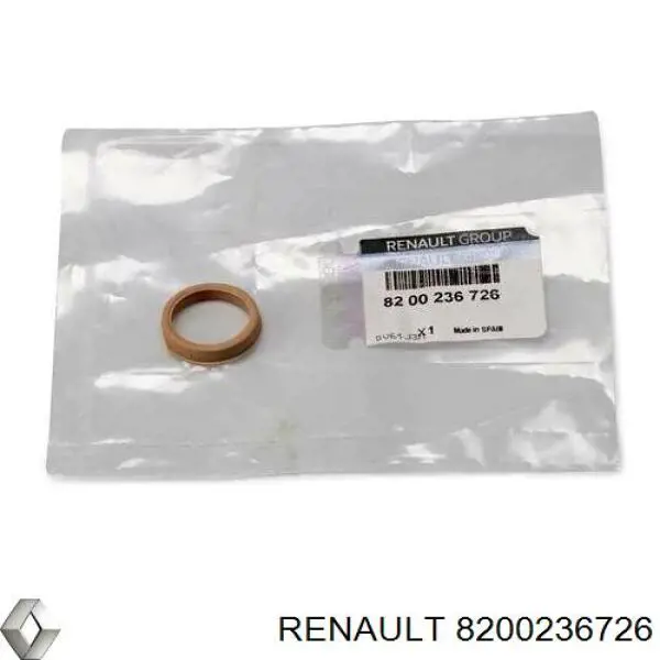 Do koszyka 8200236726 Renault (RVI) Uszczelka kolektora ssącego