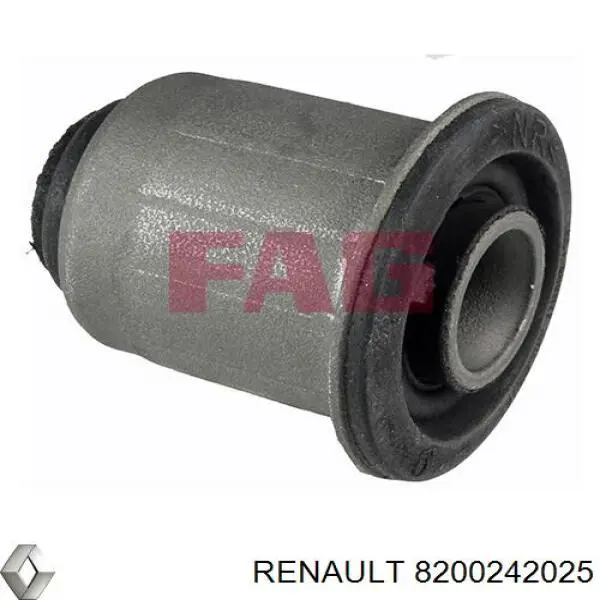 Silentblock przedniego wahacza dolnego 8200242025 Renault (RVI)