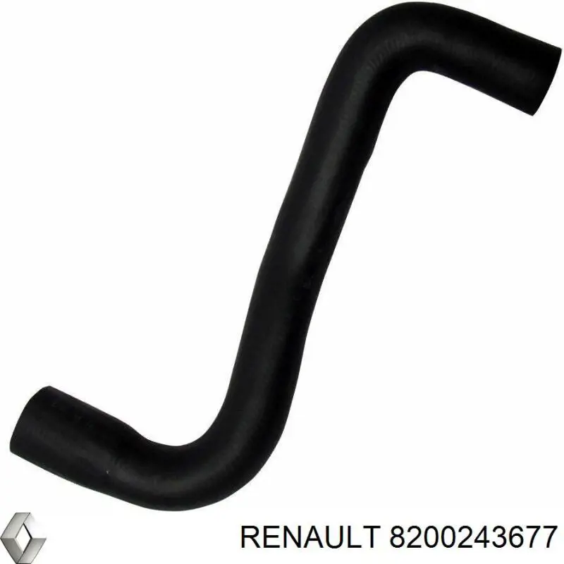 Do koszyka 8200243677 Renault (RVI) Przewód (króciec) chłodnicy górny