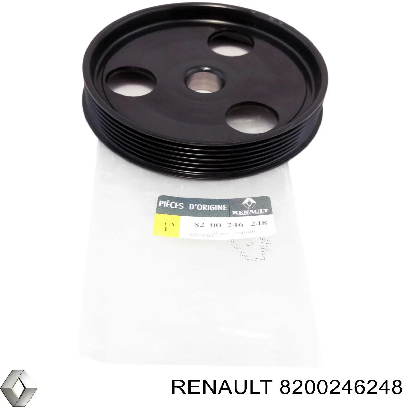 Do koszyka 8200246248 Renault (RVI) Koło pasowe pompy wspomagania hydraulicznego