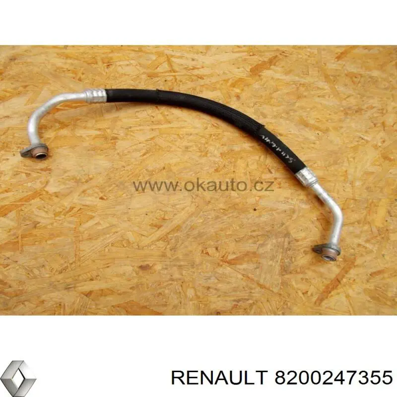 Do koszyka 8200247355 Renault (RVI) Przewód klimatyzacji, od parownika do sprężarki