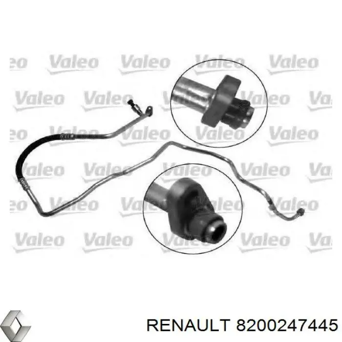 8200247445 Renault (RVI) Przewód klimatyzacji, od chłodnicy do osuszacza