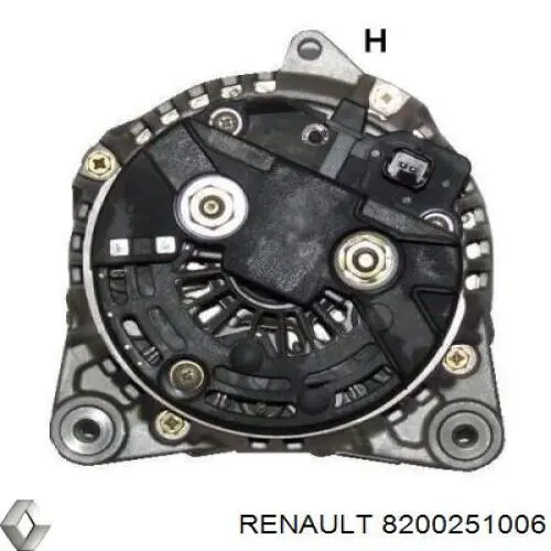 Do koszyka 8200251006 Renault (RVI) Alternator