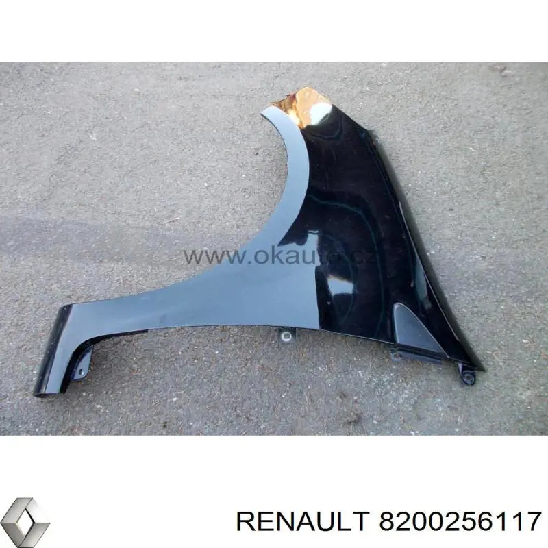 Błotnik przedni lewy Renault (RVI) 8200256117 cena, od 108,96 USD