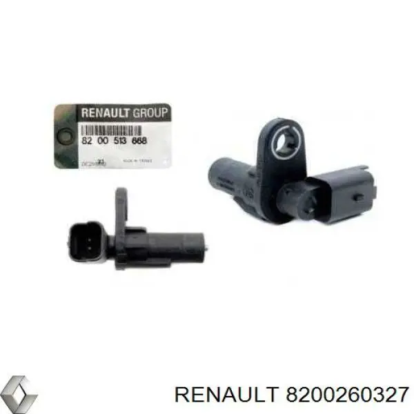 Czujnik położenia wału korbowego 8200260327 Renault (RVI)