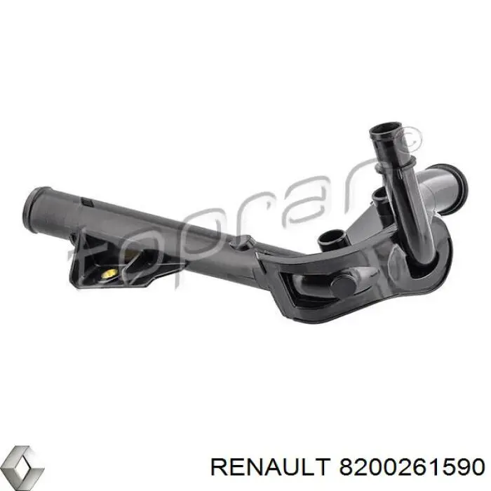 Kołnierz układu chłodzenia (trójnik) Renault (RVI) 8200261590 cena, od 26,48 USD