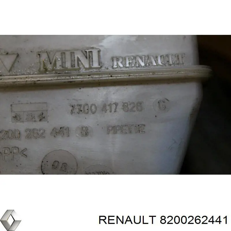 Do koszyka 8200262441 Renault (RVI) Zbiorniczek głównego cylindra hamulcowego (płynu hamulcowego)