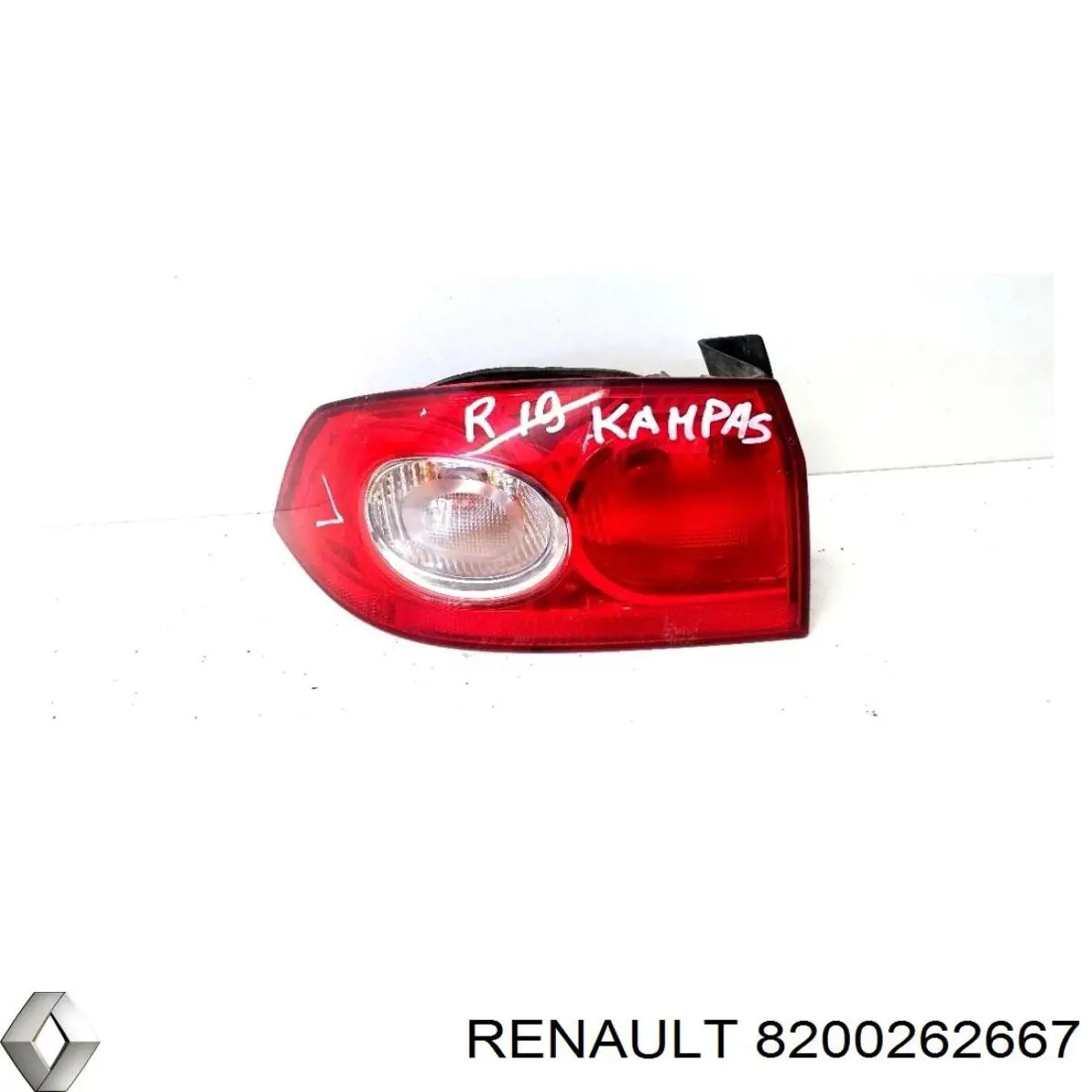 Do koszyka 8200262667 Renault (RVI) Lampa zespolona tylna lewa zewnętrzna