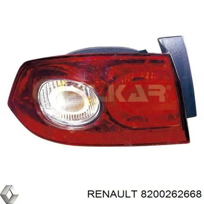8200262668 Renault (RVI) Lampa zespolona tylna prawa zewnętrzna