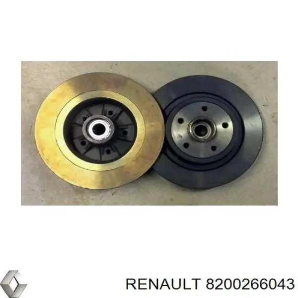 Tarcza hamulcowa tylna Renault (RVI) 8200266043 cena, od 90,38 USD