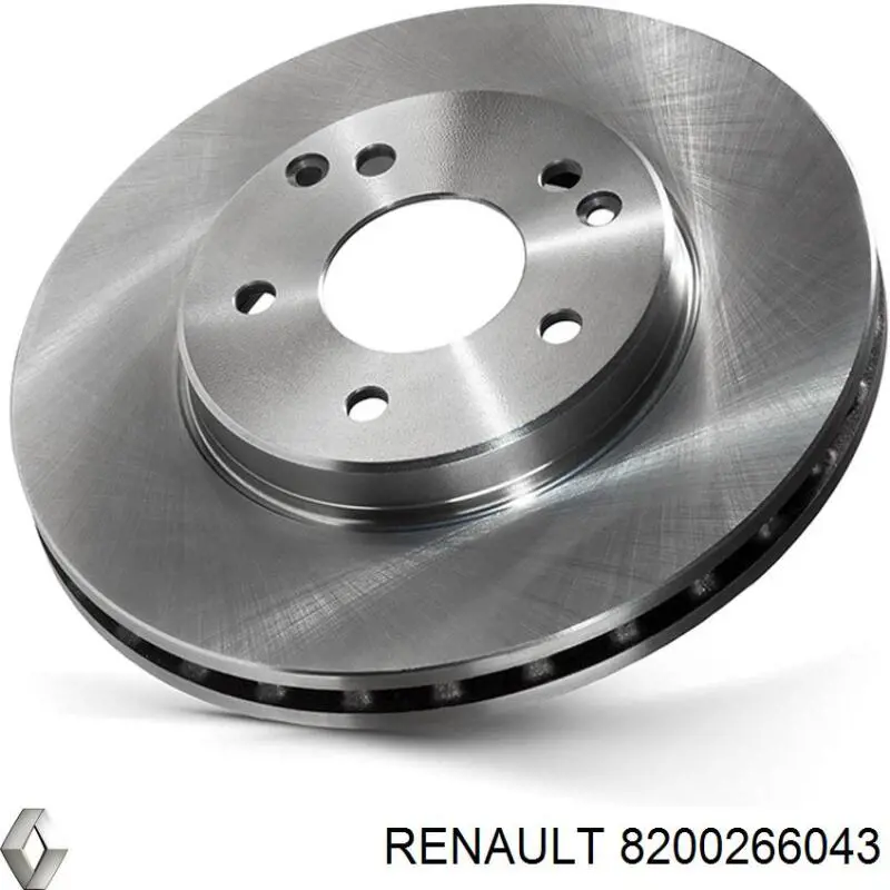 Do koszyka 8200266043 Renault (RVI) Tarcza hamulcowa tylna