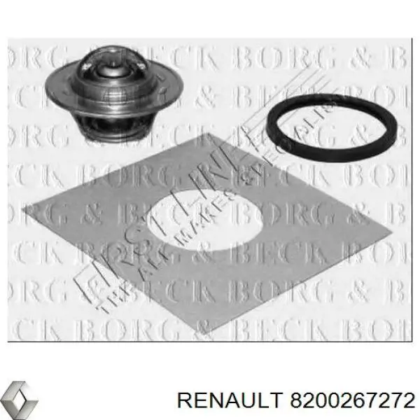 8200267272 Renault (RVI) Uszczelka termostatu