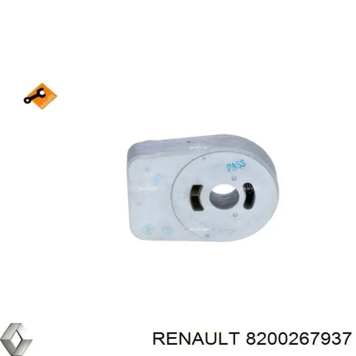8200267937 Renault (RVI) Chłodnica oleju, pod filtrem