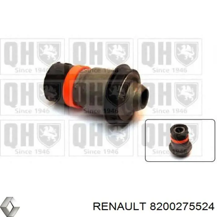 Tuleja (poduszka) przedniej belki Renault (RVI) 8200275524 cena, od 17,42 USD